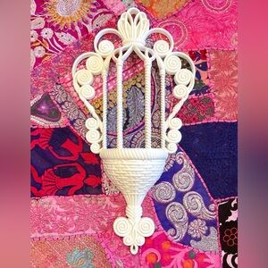 Vintage MCM BURWOOD Wall Planter Sconce